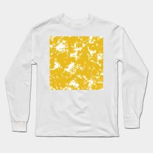 Yellow Storm - Tie-Dye Shibori Texture Long Sleeve T-Shirt